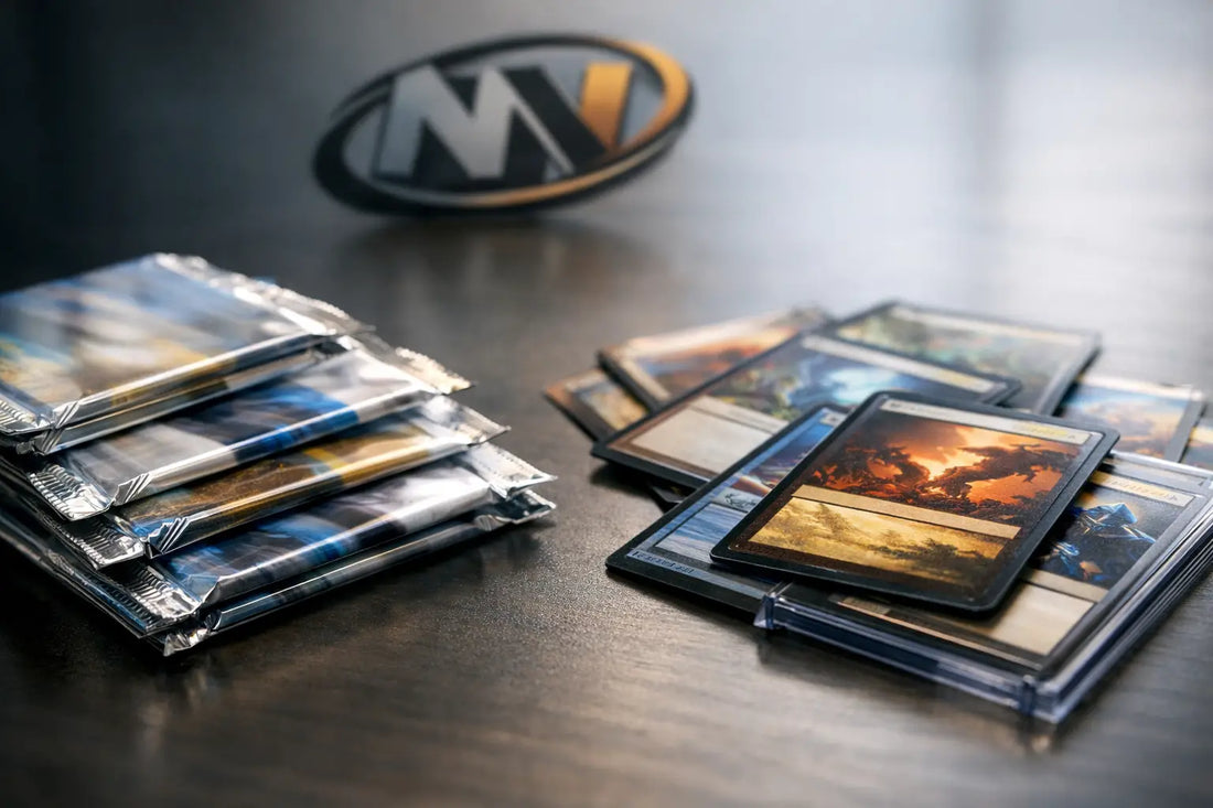 Cartes scellées versus singles : que choisir ?