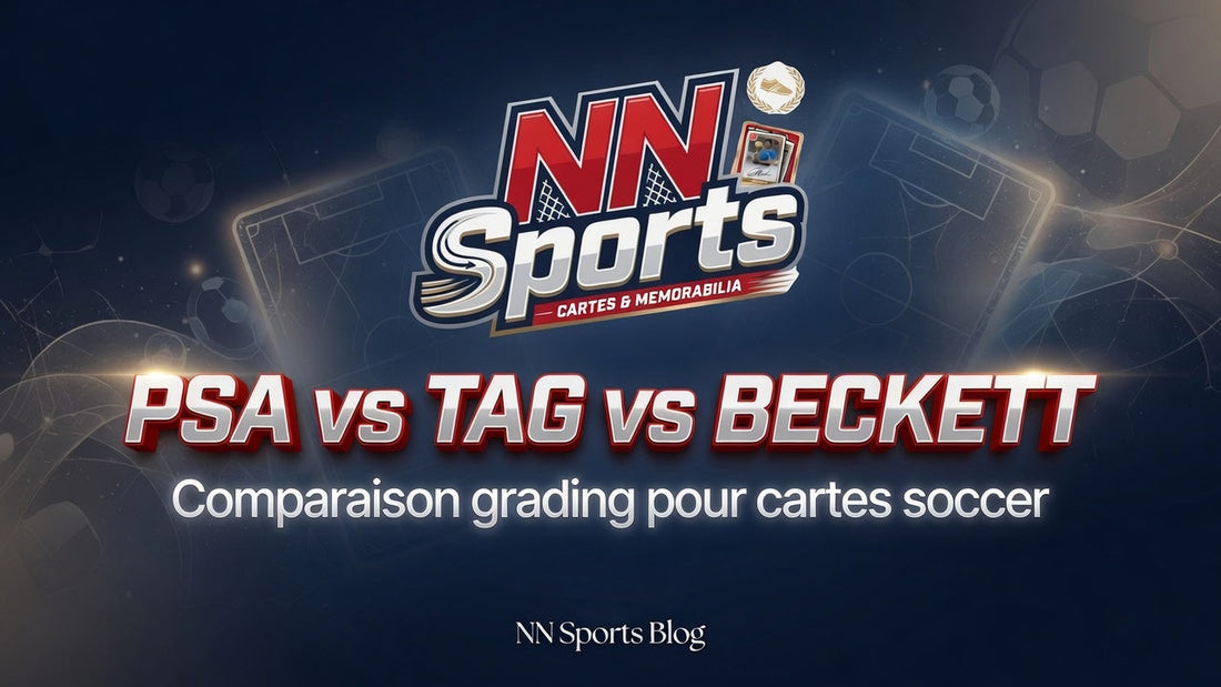 PSA vs TAG vs Beckett cartes soccer