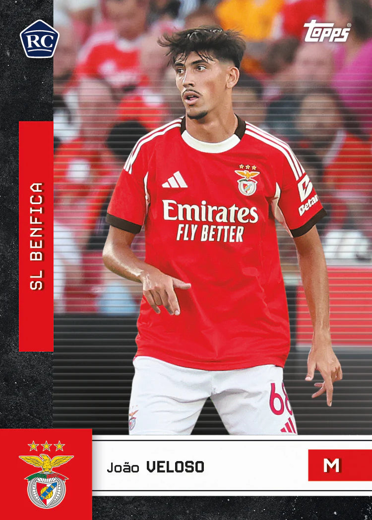 2025/26 Topps SL Benfica Team Set - Set de base complet 50 cartes - Di Maria x3, Otamendi, Rookies & Légendes