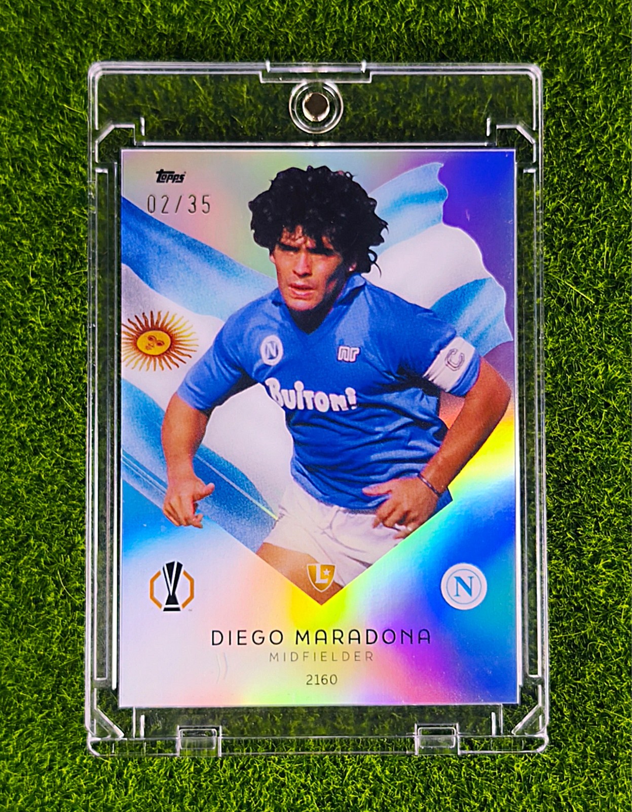 2026 Topps TTF Chromium SSP- Diego Maradona 02/35 #2160