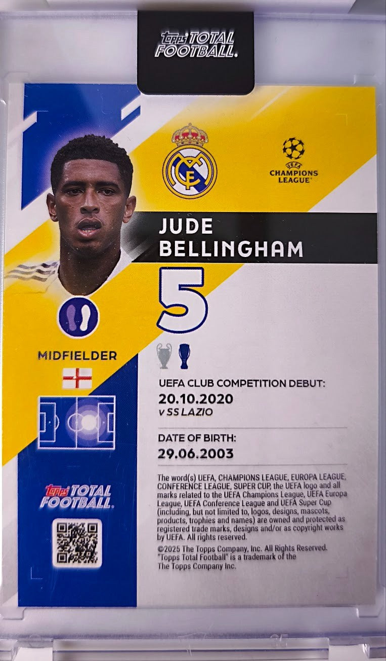 Jude Bellingham 2025-26 TTF Real Madrid Master Magicians #22/75