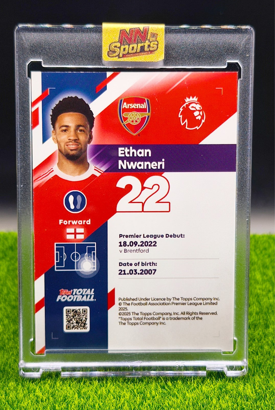 Ethan Nwaneri Fusion Series 23/50 - Topps Arsenal 🔥