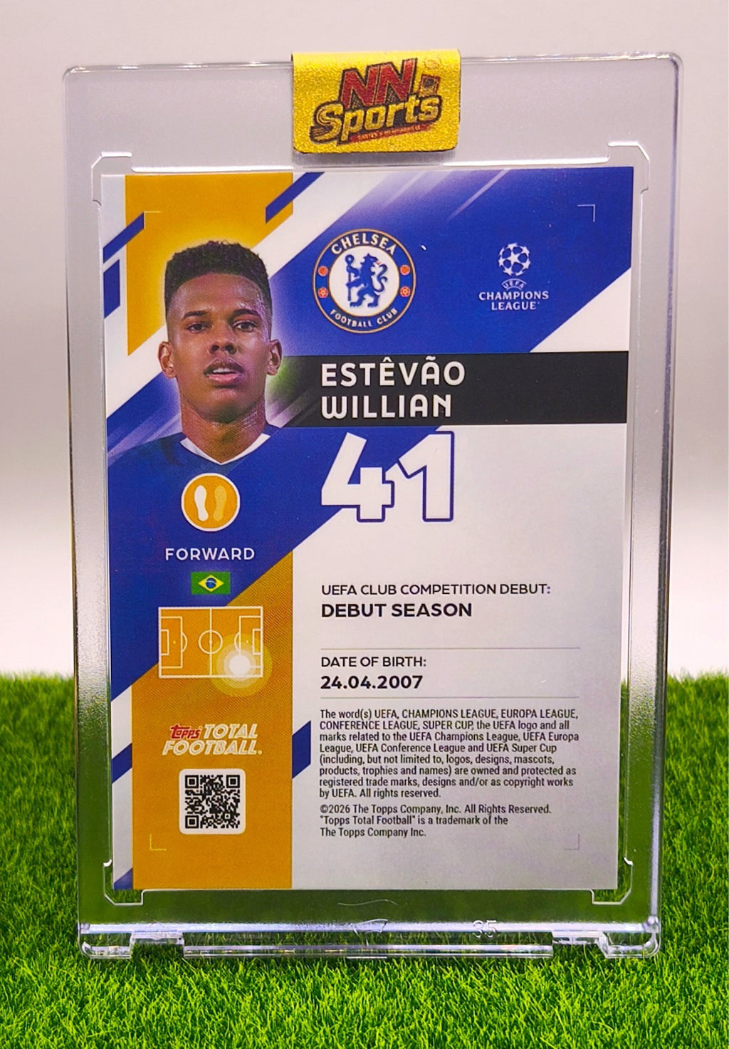 Estêvão Willian RC SSP 09/35 - Topps Chelsea Rookie Card 🔥