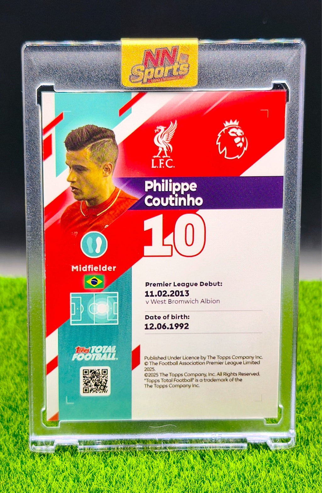 Philippe Coutinho Fusion Series 23/50 - Topps Liverpool 2017/18 🔥