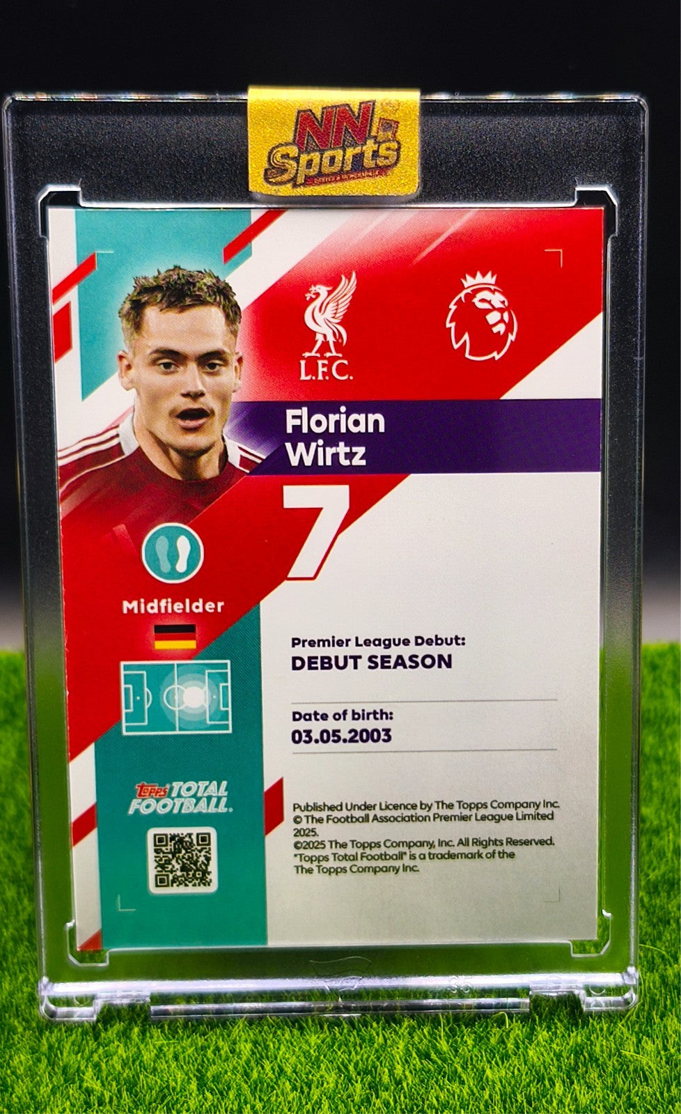 Florian Wirtz Fusion Series 6/25 - Topps Liverpool 🔥