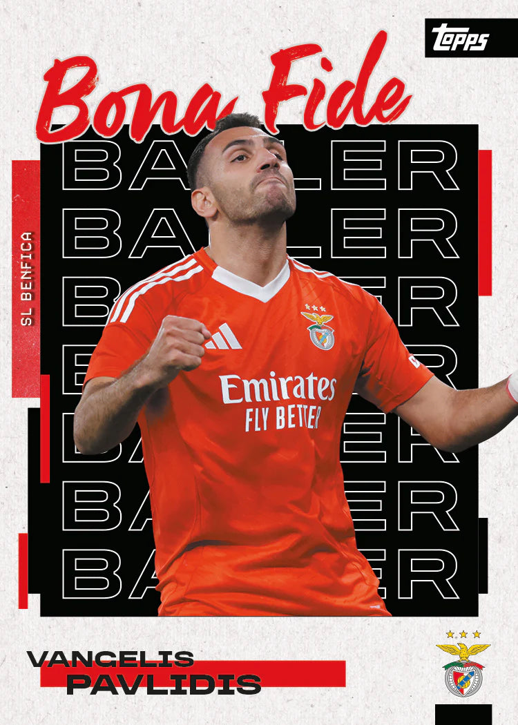 2025/26 Topps SL Benfica Team Set - Set de base complet 50 cartes - Di Maria x3, Otamendi, Rookies & Légendes