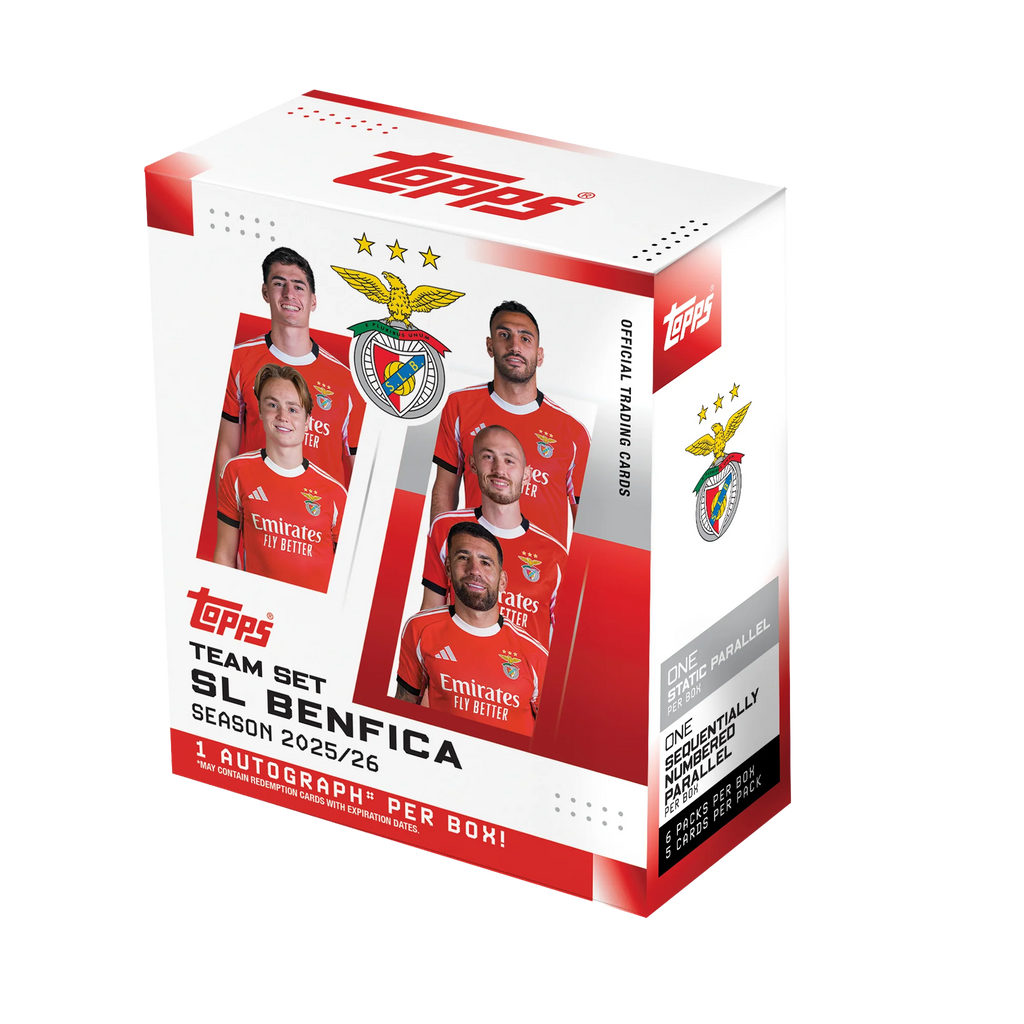 2025/26 Topps SL Benfica Team Set - Set de base complet 50 cartes - Di Maria x3, Otamendi, Rookies & Légendes