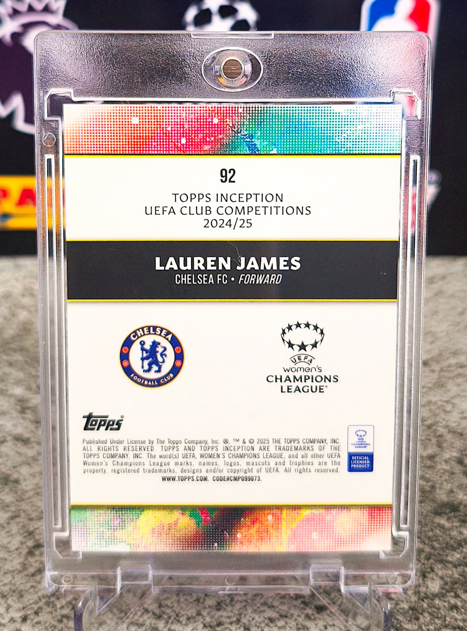 Lauren James 075/150 Superior - Topps Inception 2024-25 Chelsea FC