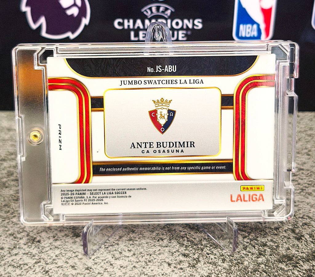 Ante Budimir Red Patch Relic - Panini Select UEFA Champions League 2025-26 Osasuna