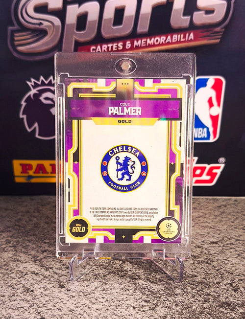 Cole Palmer 2025-26 Topps Gold UEFA #41/50 - Chelsea FC