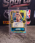 Brennan Johnson 2025-26 Topps Gold UEFA Current Stars Autograph #09/99 - Crystal Palace