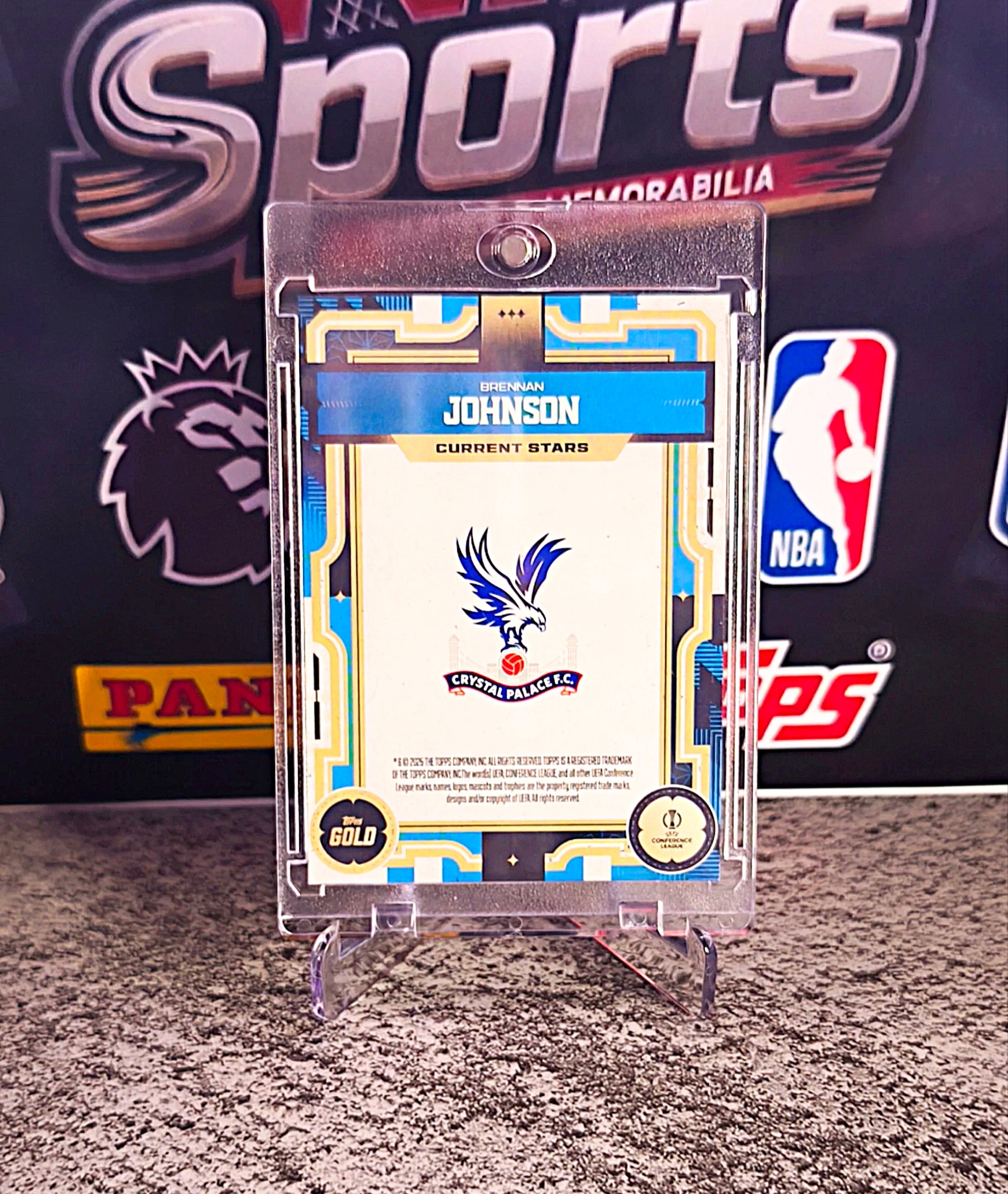 Brennan Johnson 2025-26 Topps Gold UEFA Current Stars #65/99 - Crystal Palace