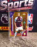 Evann Guessand 2025-26 Topps Chrome Premier League Gold PL Logo Refractor #48/50 - Aston Villa