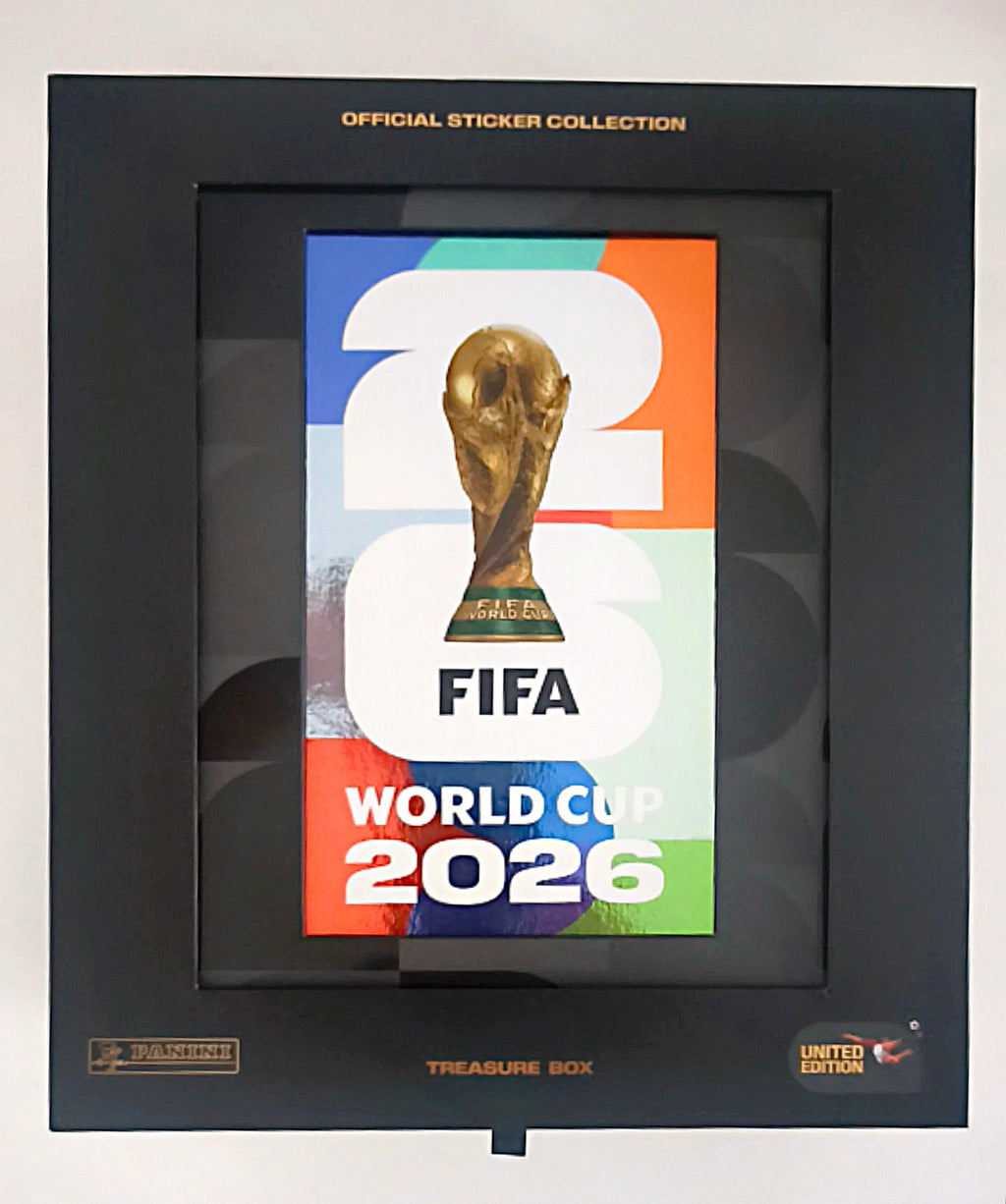 Panini FIFA World Cup 2026 Treasure Box #3394/5000 - Sealed with 100 Sticker Packs