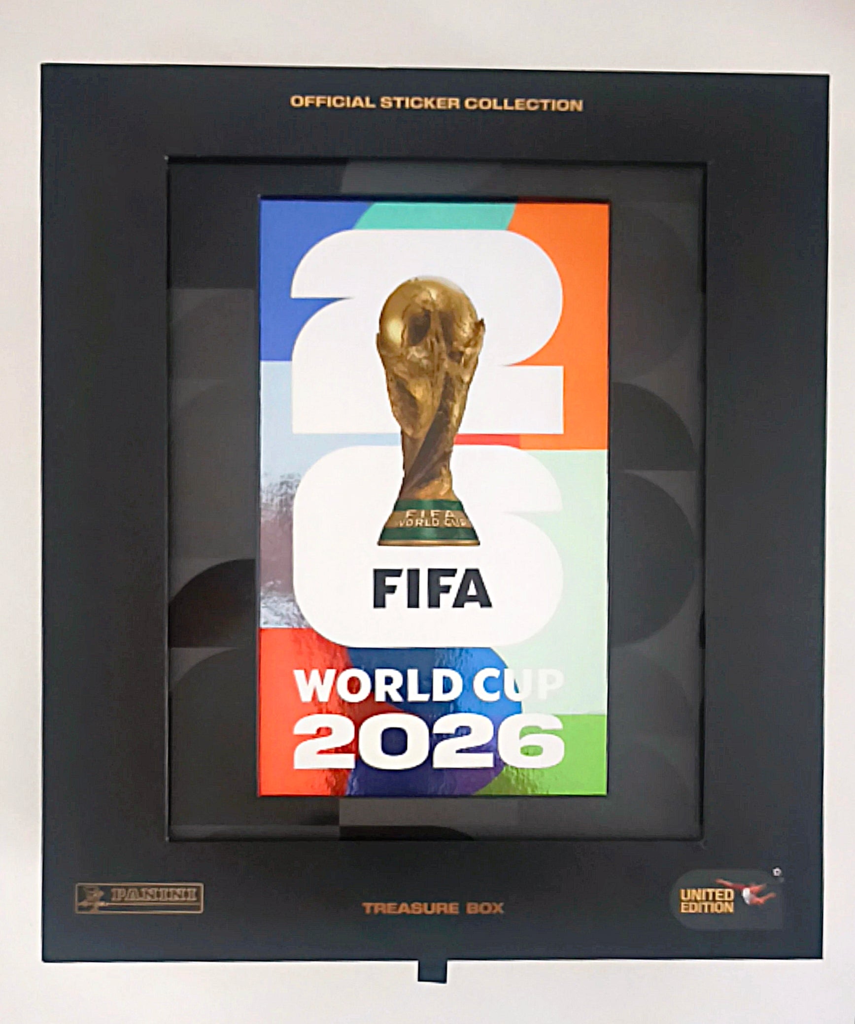 Panini FIFA World Cup 2026 Treasure Box #3394/5000 - Sealed with 100 Sticker Packs