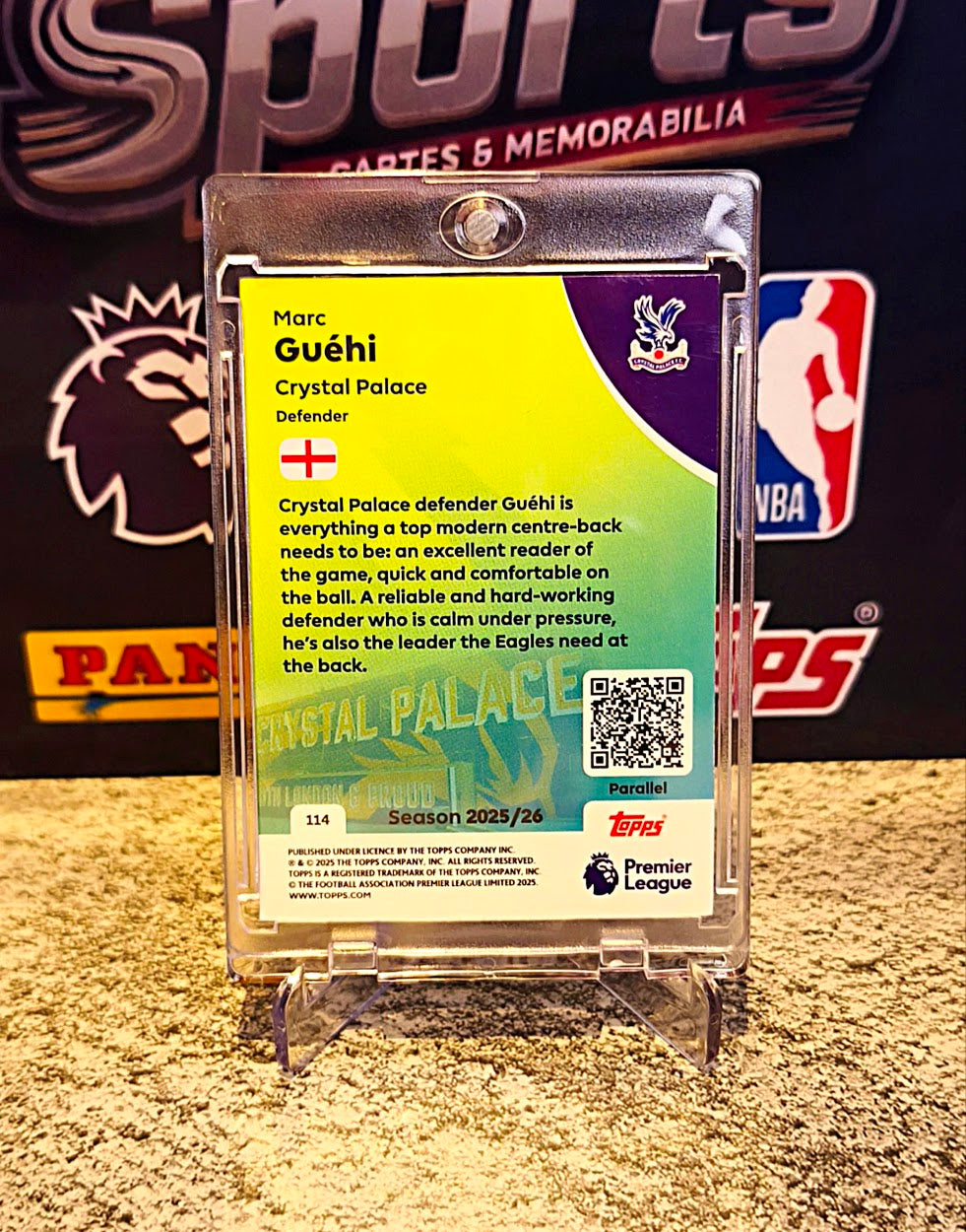 Marc Guéhi 2025-26 Topps Premier League Refractor #145/399 - Crystal Palace