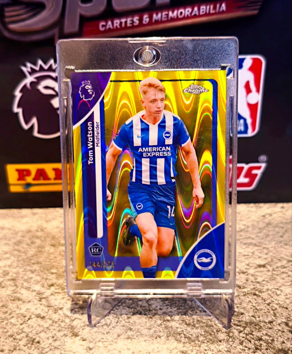 Tom Watson 2025-26 Topps Chrome Premier League Refractor RC #144/275 - Brighton