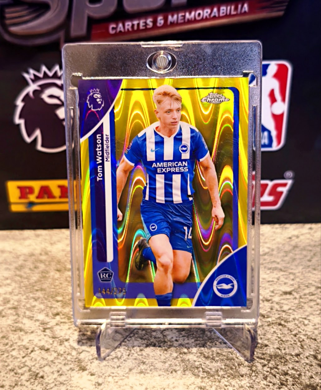 Tom Watson 2025-26 Topps Chrome Premier League Refractor RC #144/275 - Brighton