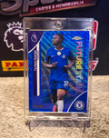 Tyrique George 2025-26 Topps Chrome Premier League Future Stars Blue RayWave Refractor #018/150 - Chelsea
