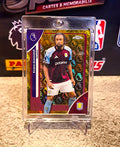 Evann Guessand 2025-26 Topps Chrome Premier League Gold Logo Refractor #48/50 - Aston Villa