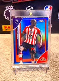 Habib Diarra 2025-26 Topps Chrome Premier League Blue Holo Refractor #072/150 - Sunderland