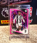 Jonathan David 2025-26 Topps Chrome UEFA Champions League Pink Sparkle Refractor #019/250 - Juventus