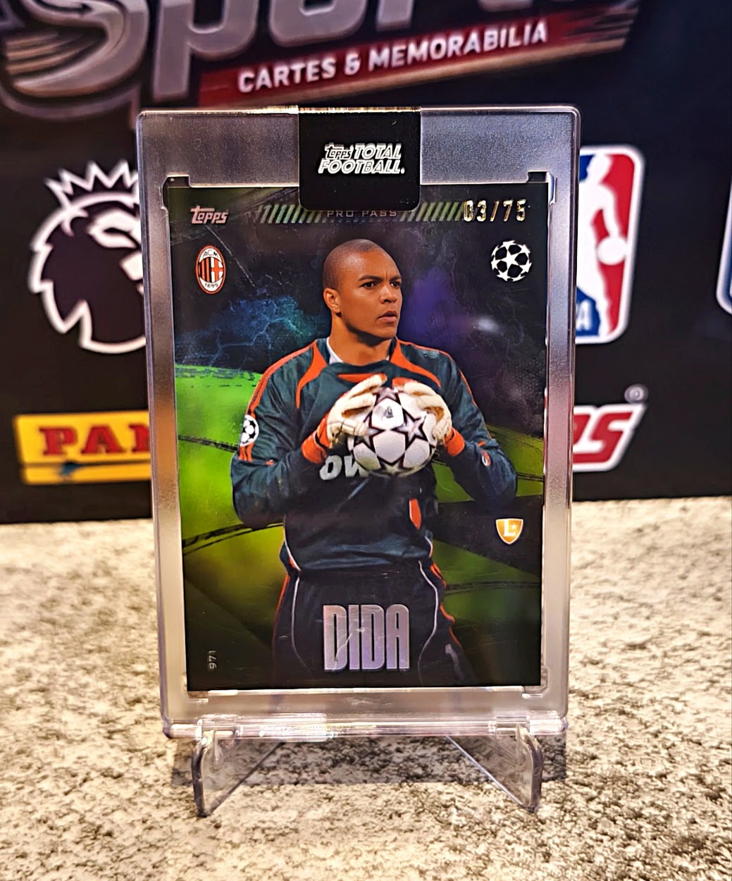 Dida 2025-26 Topps Total Football Pro Pass #03/75 - AC Milan Legend