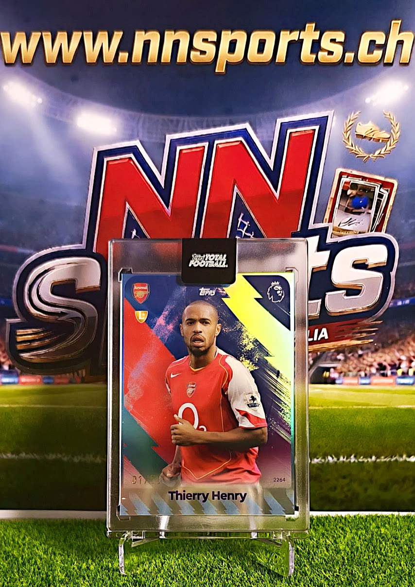 Thierry Henry 2025-26 Topps Total Football #01/50 - Arsenal Legend (Number 1 of 50)
