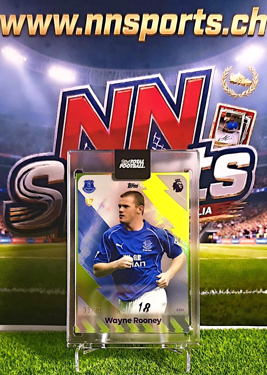 Wayne Rooney 2025-26 Topps Total Football #03/75 - Everton Legend