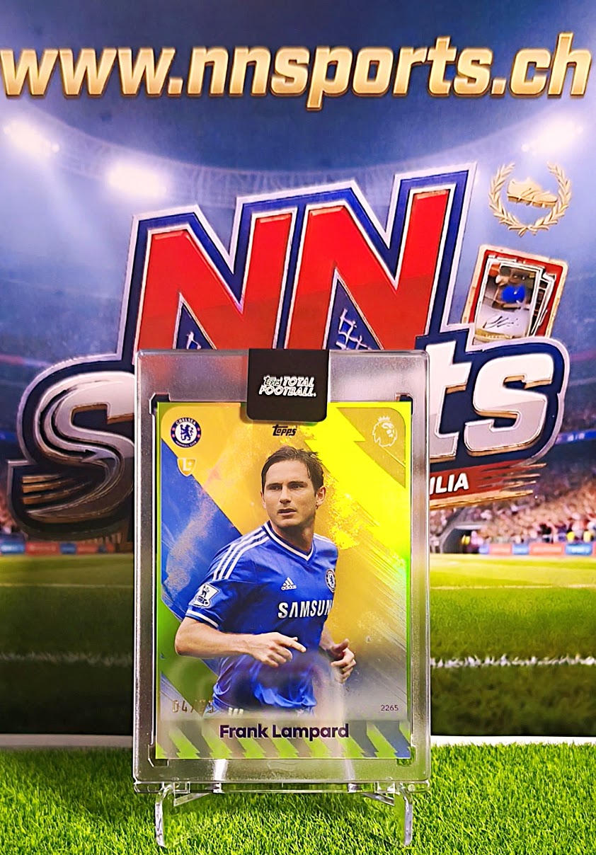 Frank Lampard 2025-26 Topps Total Football #04/75 - Chelsea Legend (Factory Mint)