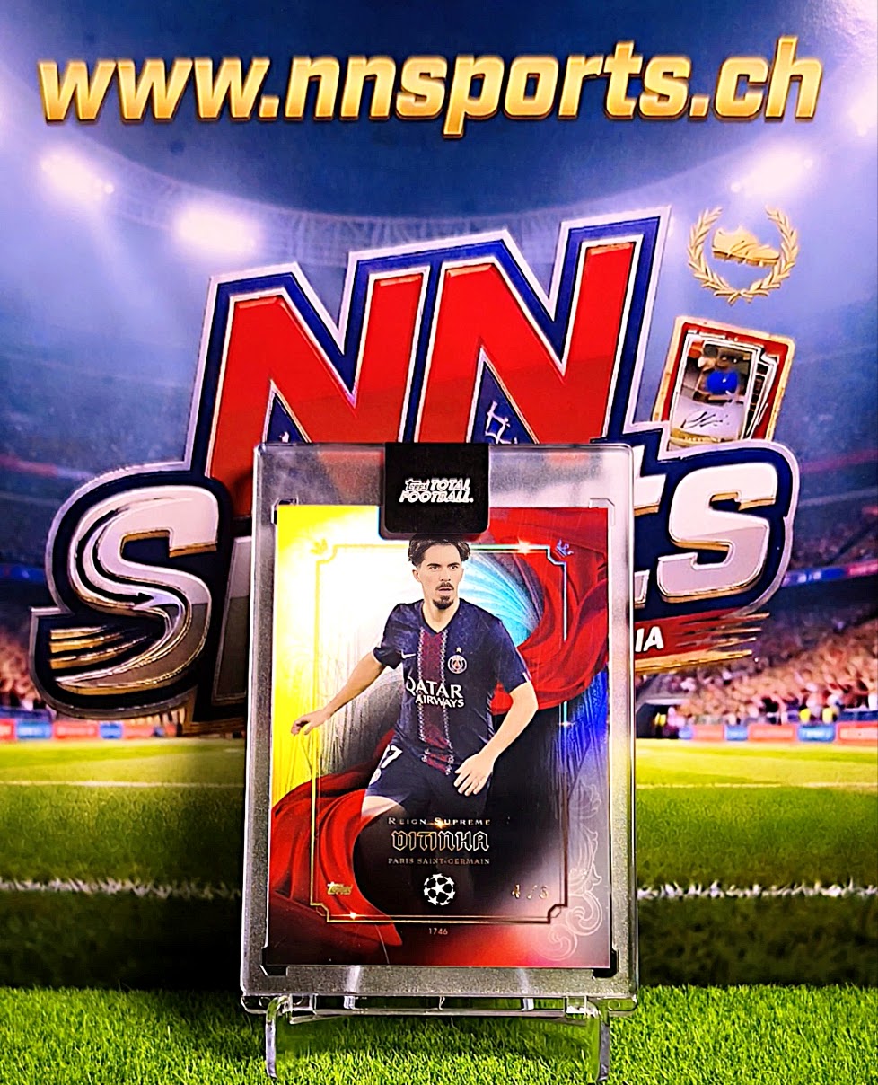 Vitinha 2025-26 Topps Total Football Reign Supreme #4/5 - PSG & Portugal Star (Ultra Rare)
