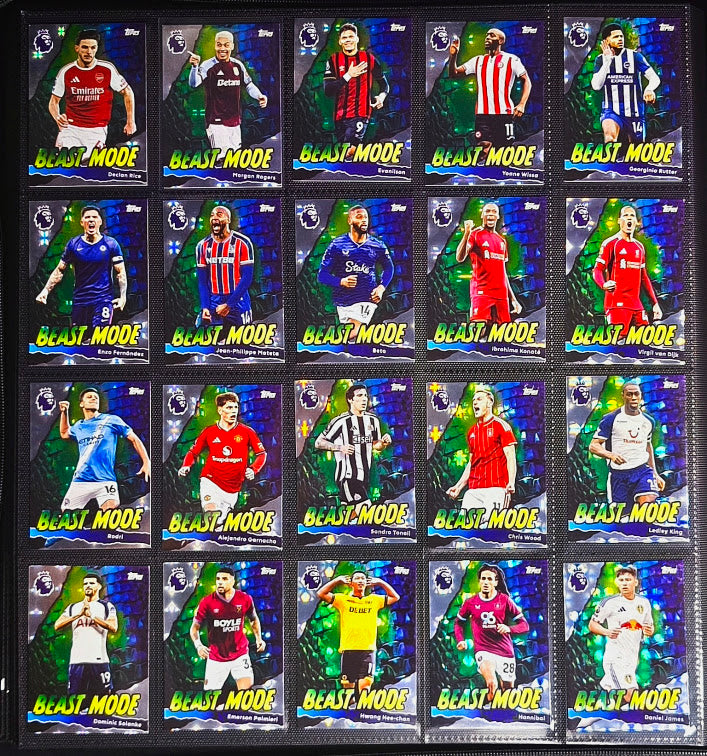 Complete 20 Card - Beast Mode Set - Topps Premier League 2025/26