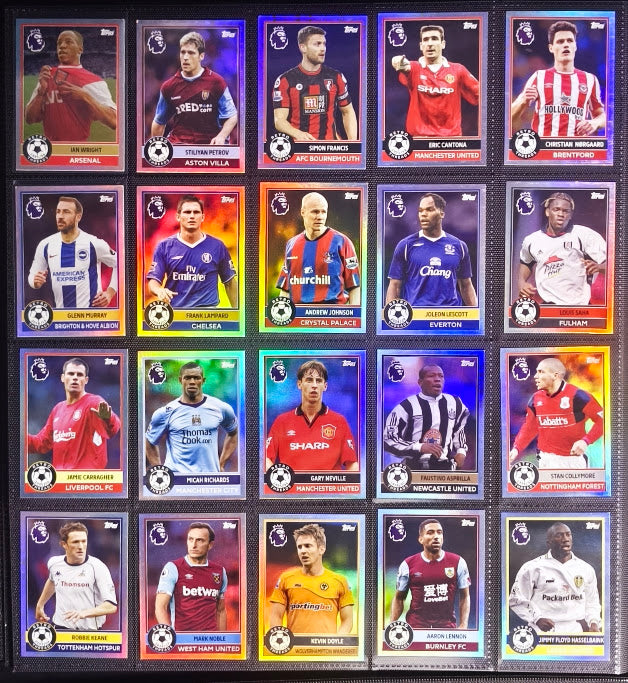 Pick Your Card - Topps Retro Threads Rainbow Refractor (Premier League Retro)