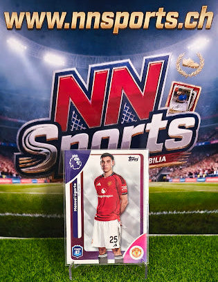 Complete Manchester United Base Card Set - Topps Premier League 2025/26 (18 Cards)
