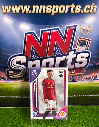 Complete Manchester United Base Card Set - Topps Premier League 2025/26 (18 Cards)