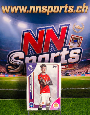 Complete Manchester United Base Card Set - Topps Premier League 2025/26 (18 Cards)