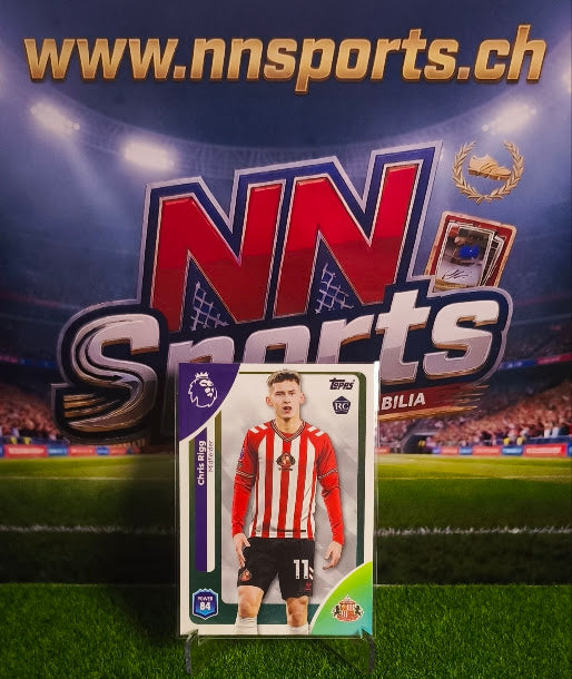 Complete Sunderland Base Card Set - Topps Premier League 2025/26 (18 Cards)
