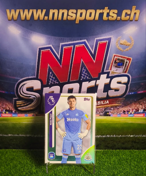 Complete Newcastle United Base Card Set - Topps Premier League 2025/26 (18 Cards)