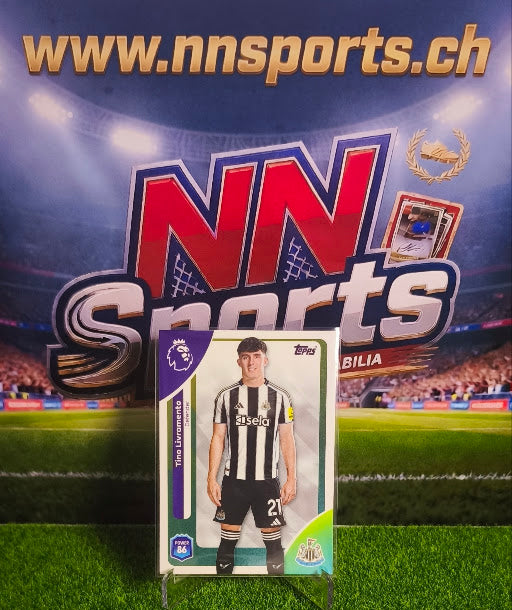 Complete Newcastle United Base Card Set - Topps Premier League 2025/26 (18 Cards)