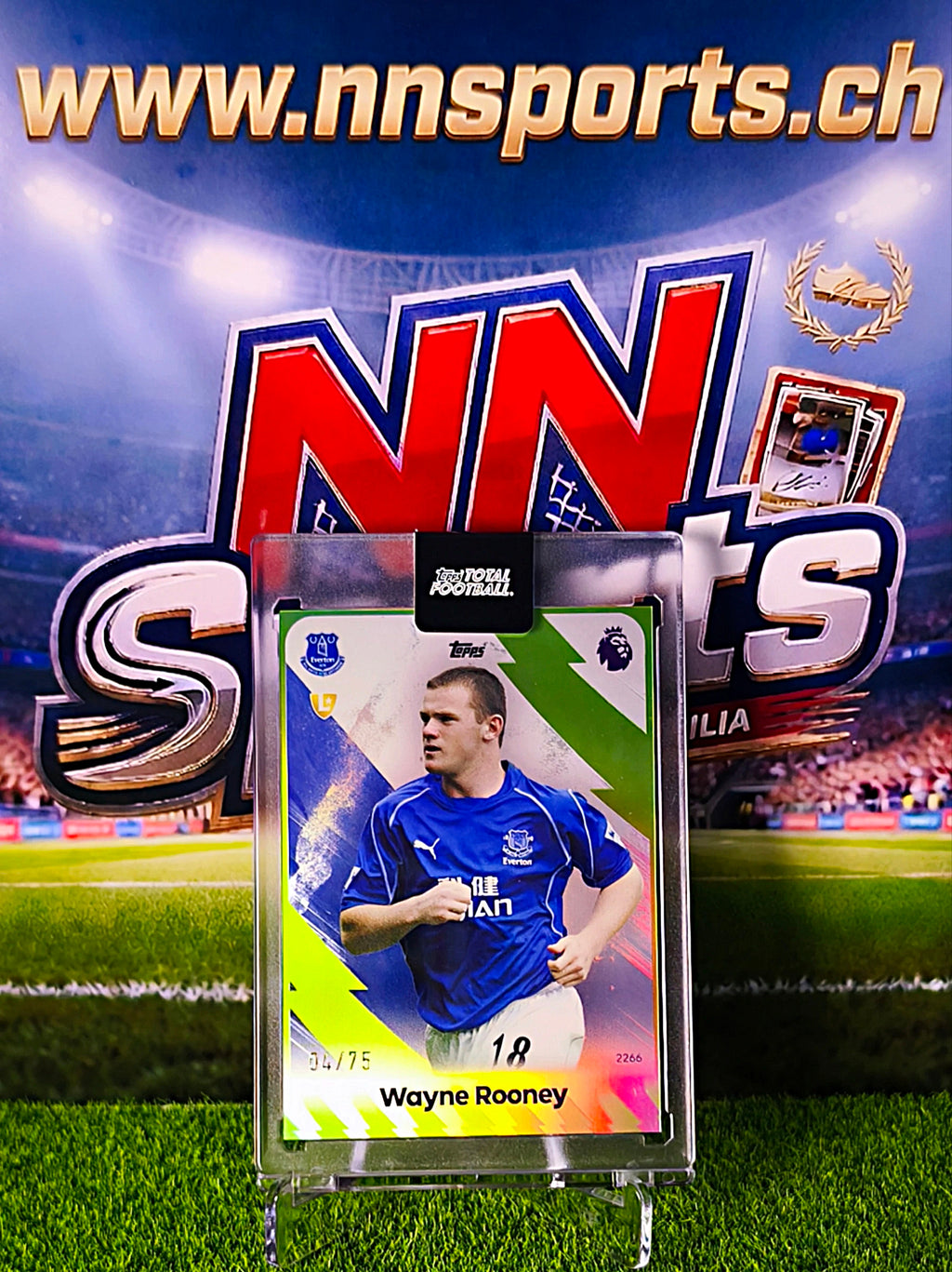 Wayne Rooney 2025-26 Topps Total Football  #04/75 - Everton Legend