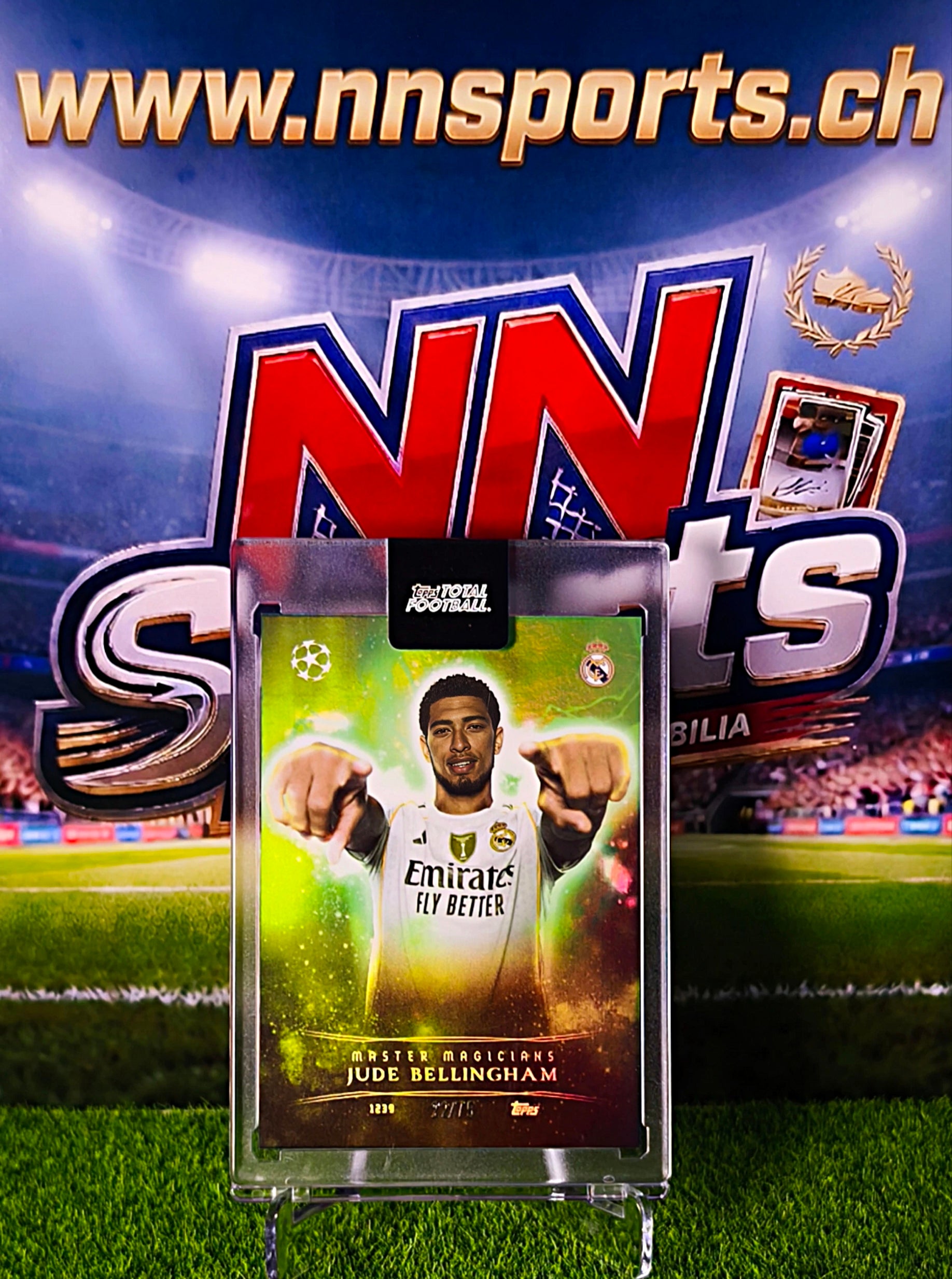Jude Bellingham 2025-26 Topps Total Football Master Magicians #22/75 - Real Madrid