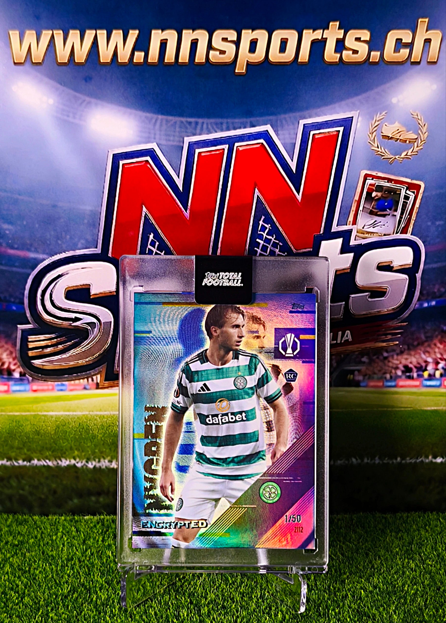 Benjamin Nygren 2025-26 Topps Total Football Encrypted #1/50 RC - Celtic