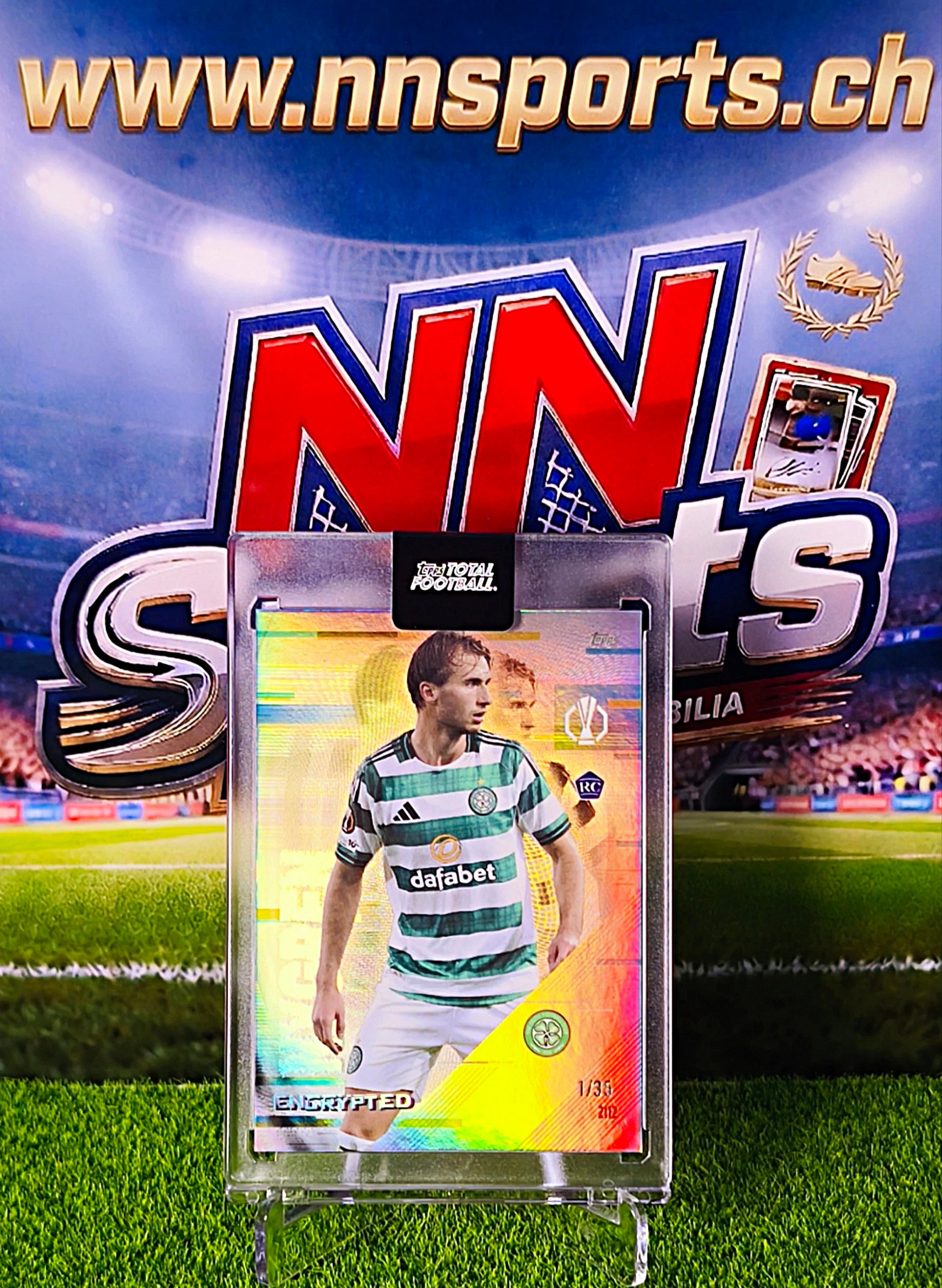 Benjamin Nygren 2025-26 Topps Total Football Encrypted #1/35 RC - Celtic