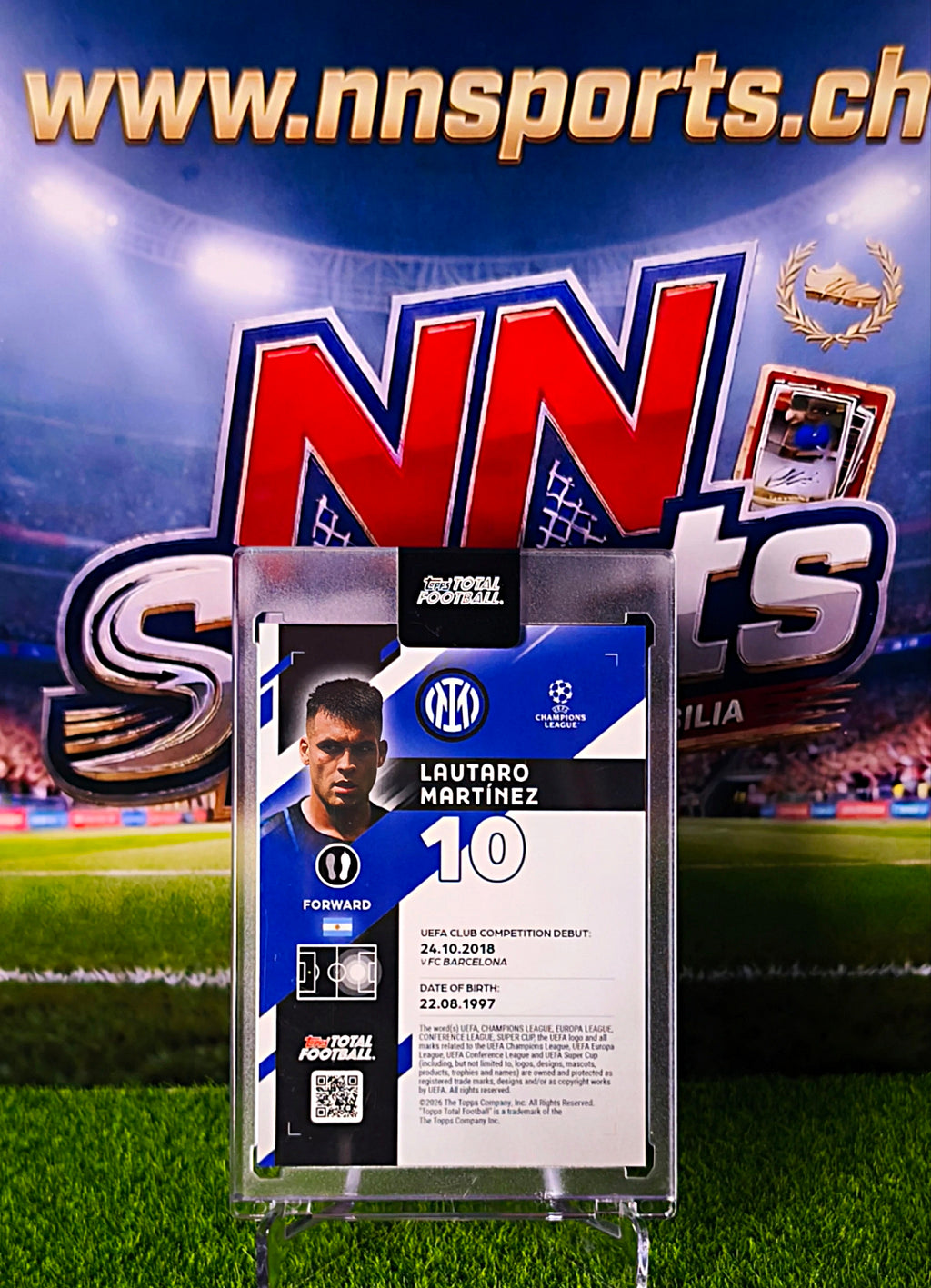 Lautaro Martínez 2025-26 Topps Total Football Reign Supreme #03/75 - Inter Milan