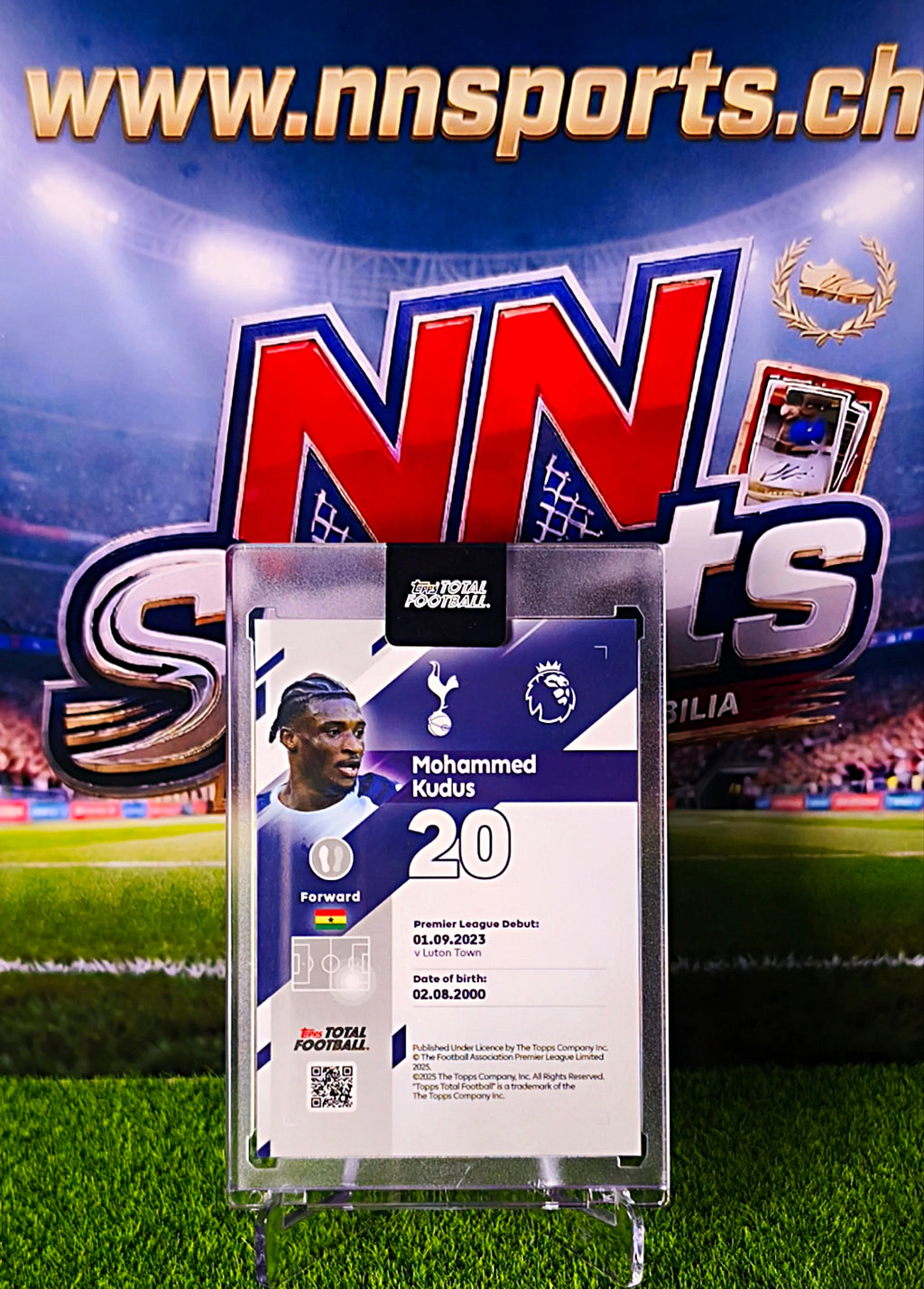 Mohammed Kudus 2025-26 Topps Total Football Reign Supreme #7/75 - Tottenham Hotspur
