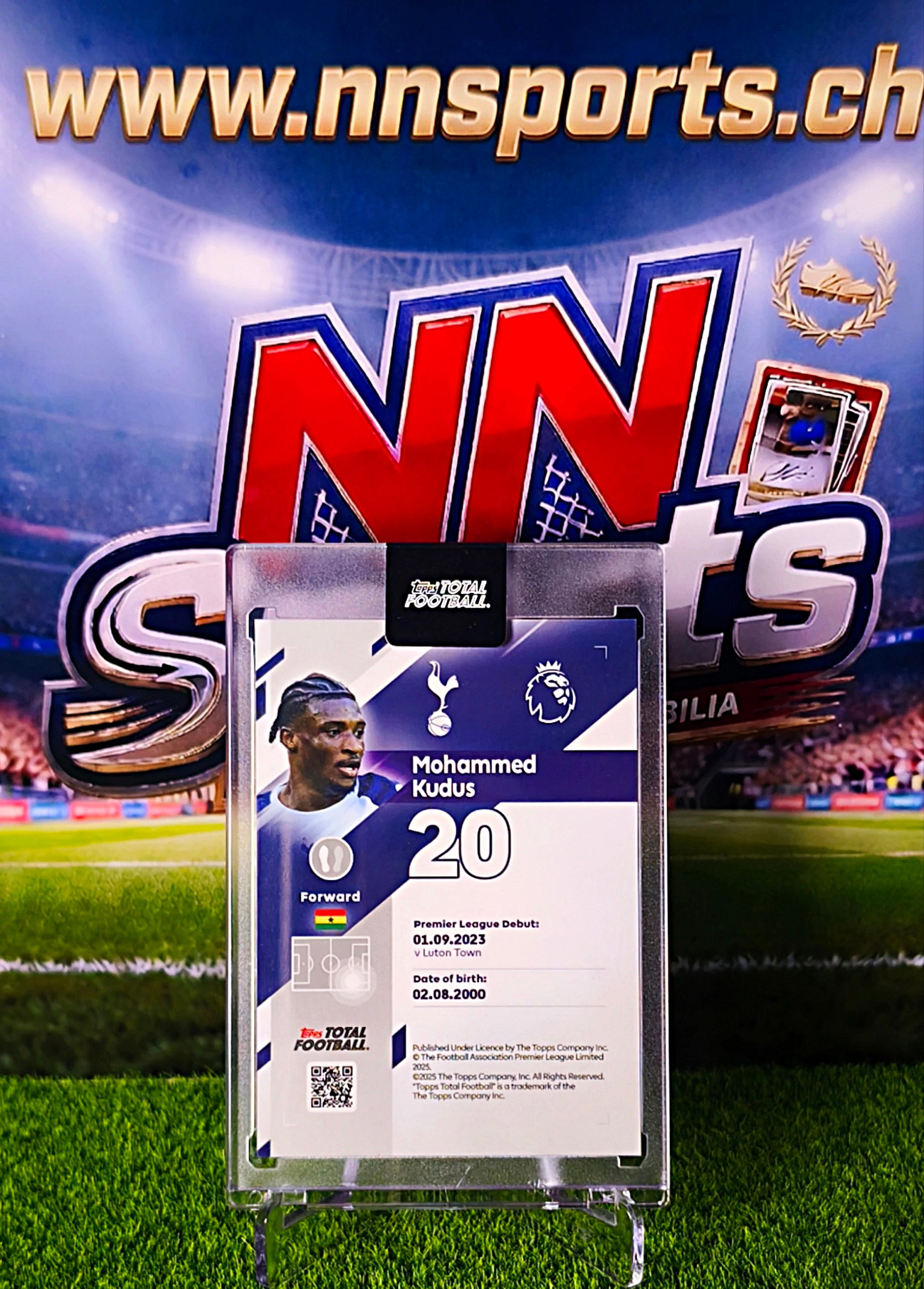 Mohammed Kudus 2025-26 Topps Total Football Reign Supreme #7/75 - Tottenham Hotspur