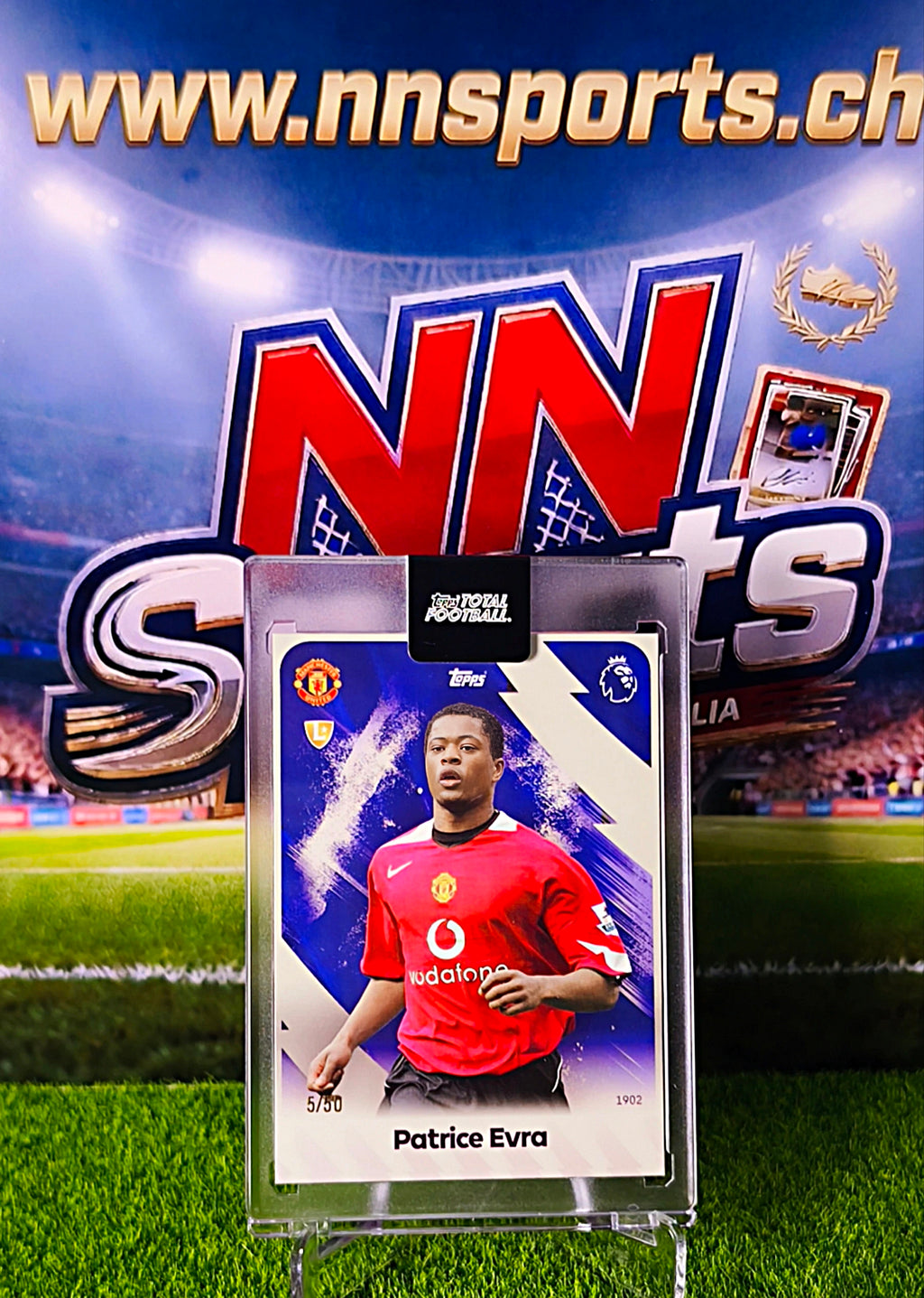 Patrice Evra 2025-26 Topps Total Football #5/50 - Manchester United Legend