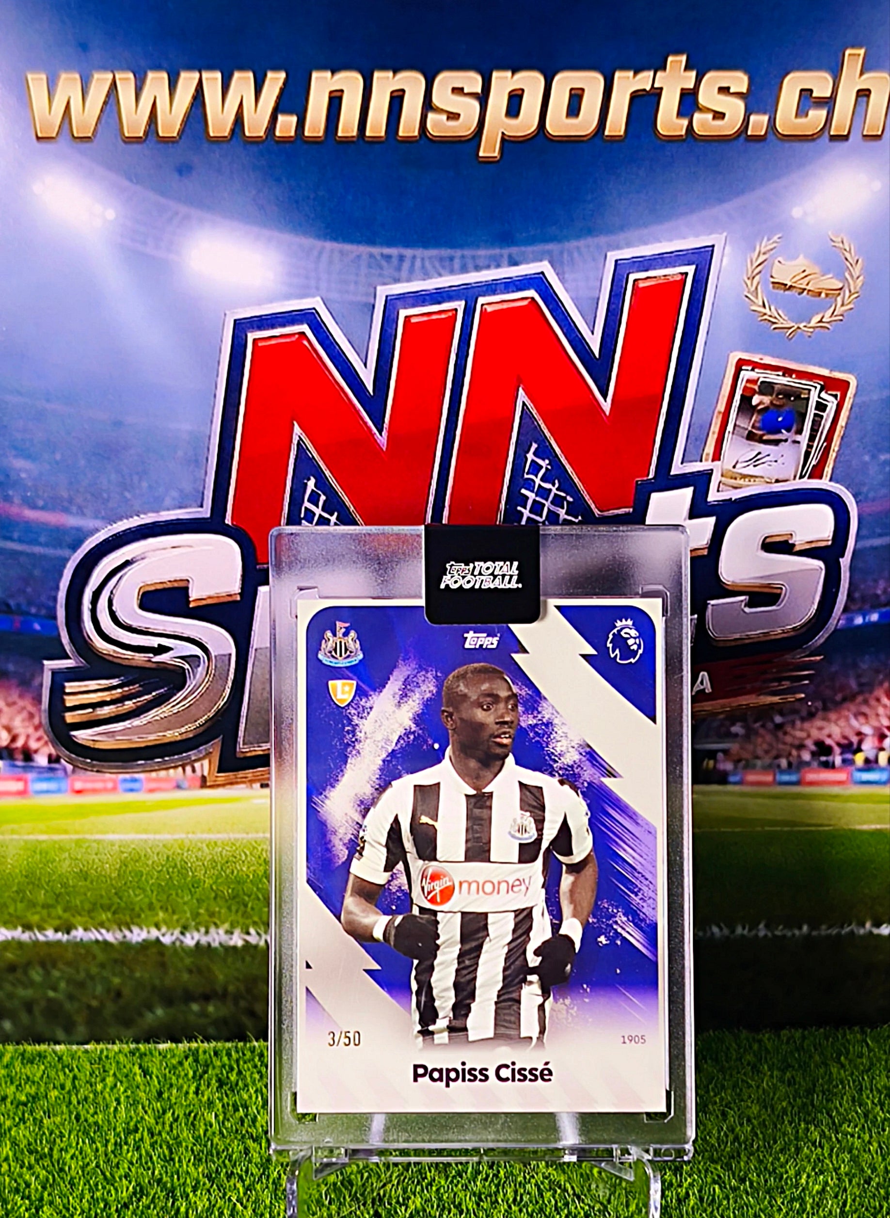 Papiss Cissé 2025-26 Topps Total Football #3/50 - Newcastle United