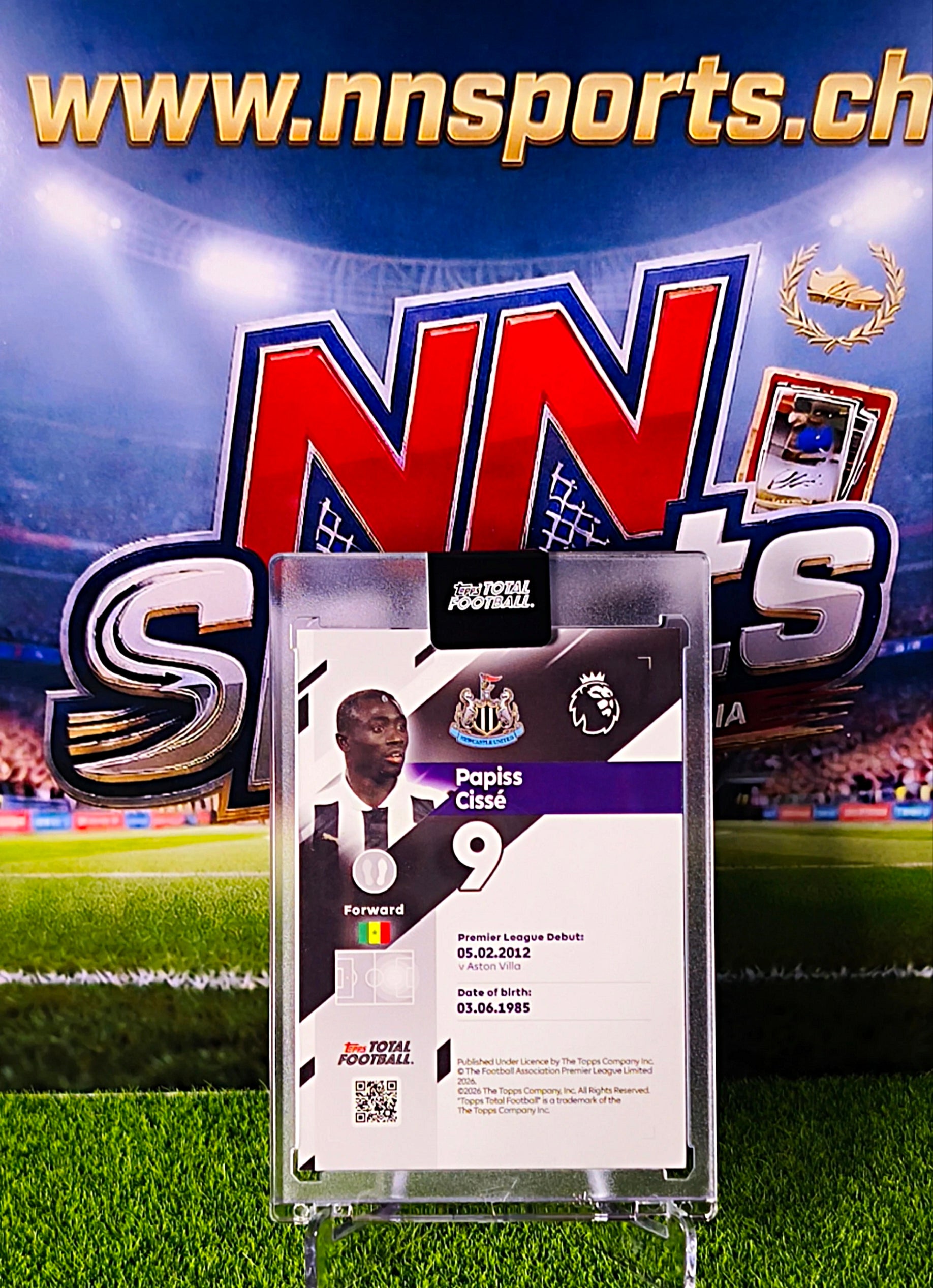 Papiss Cissé 2025-26 Topps Total Football #3/50 - Newcastle United
