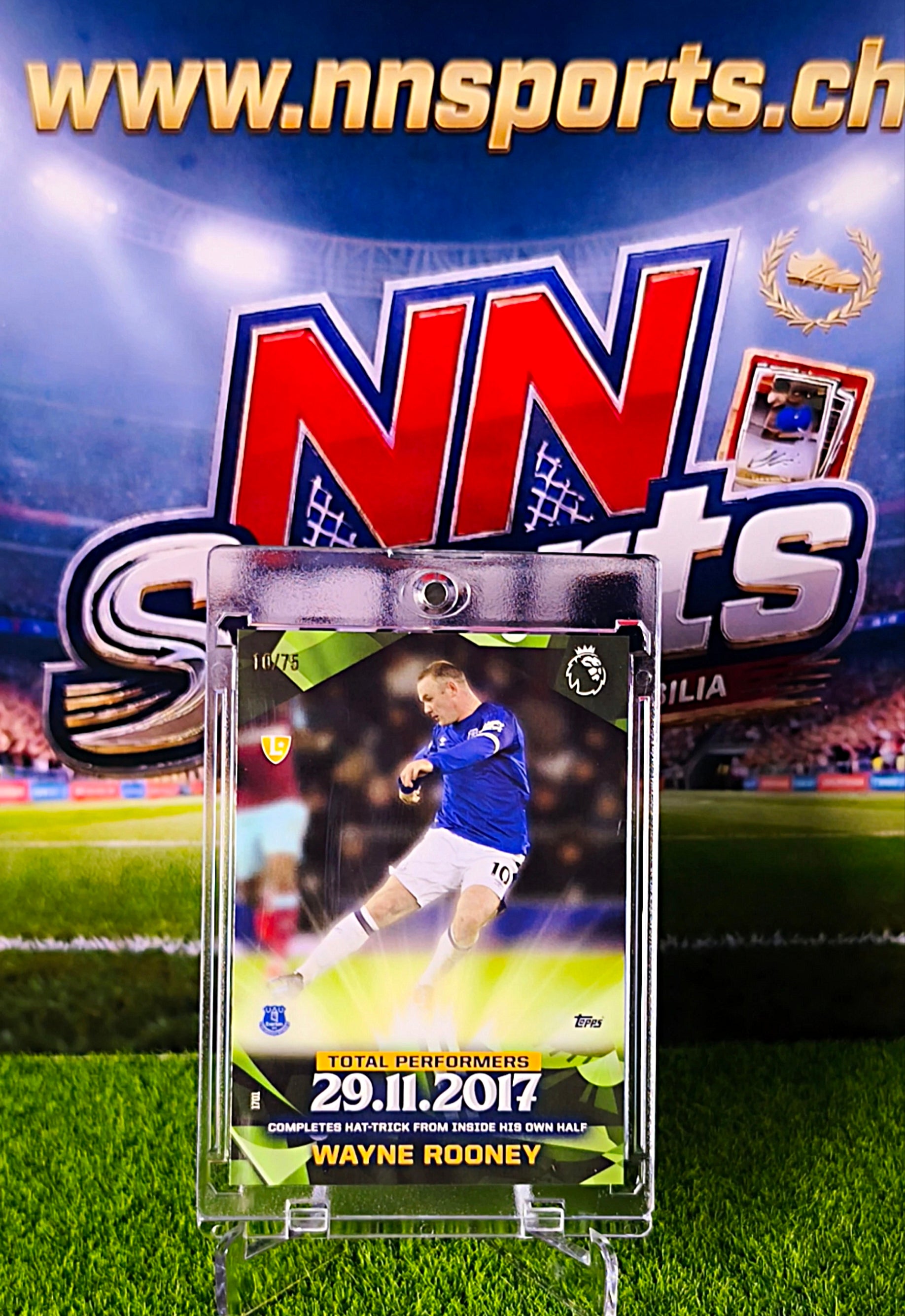 Wayne Rooney 2025-26 Topps Total Football Total Performers #10/75 - Everton Legend